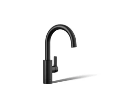 Single-handle bar sink faucet