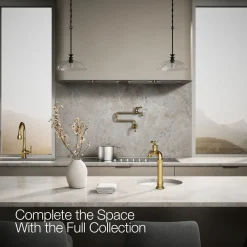 Single-handle bar sink faucet