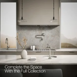 Single-handle bar sink faucet