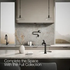 Single-handle bar sink faucet