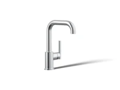 Single-handle bar sink faucet