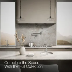 Single-handle bar sink faucet