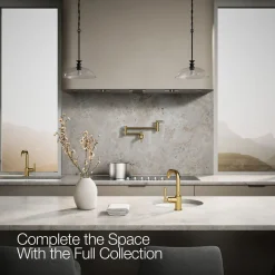 Single-handle bar sink faucet