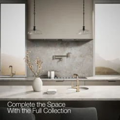 Single-handle bar sink faucet