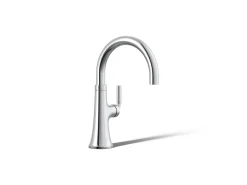 Single-handle bar sink faucet
