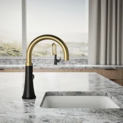 Single-handle bar sink faucet