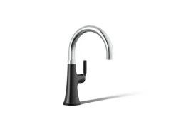 Single-handle bar sink faucet