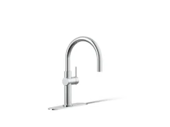 Single-handle bar sink faucet