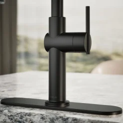 Single-handle bar sink faucet