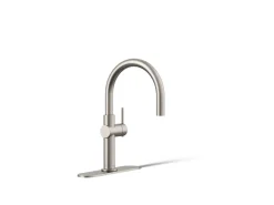 Single-handle bar sink faucet
