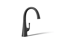 Single-handle bar sink faucet