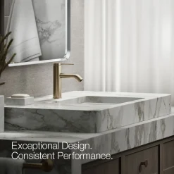 Single-handle bathroom sink faucet, 1.2 gpm