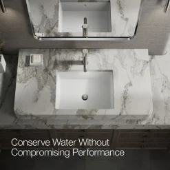 Single-handle bathroom sink faucet, 1.2 gpm