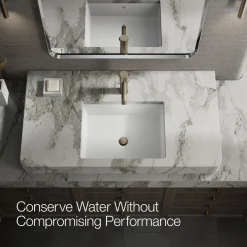 Single-handle bathroom sink faucet, 1.2 gpm