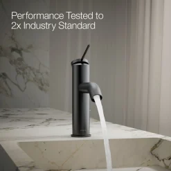 Single-handle bathroom sink faucet, 1.2 gpm