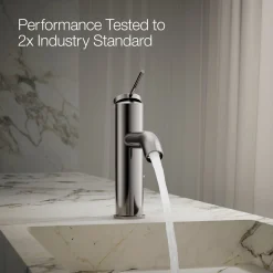 Single-handle bathroom sink faucet, 1.2 gpm