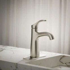 Single-handle bathroom sink faucet, 0.5 gpm