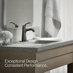 Single-handle bathroom sink faucet, 1.2 gpm