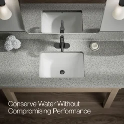 Single-handle bathroom sink faucet, 1.2 gpm