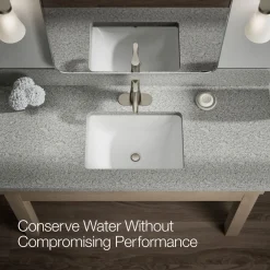 Single-handle bathroom sink faucet, 1.2 gpm