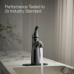 Single-handle bathroom sink faucet, 1.2 gpm