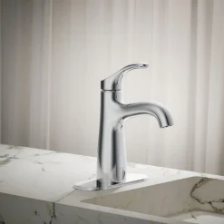 Single-handle bathroom sink faucet, 1.2 gpm