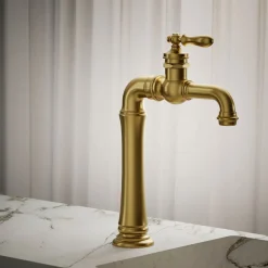 Single-handle bathroom sink faucet, 1.2 gpm