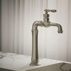 Single-handle bathroom sink faucet, 1.2 gpm