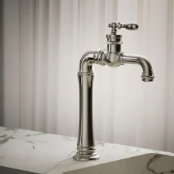 Single-handle bathroom sink faucet, 1.2 gpm