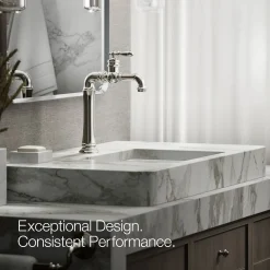 Single-handle bathroom sink faucet, 1.2 gpm