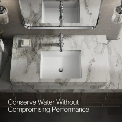 Single-handle bathroom sink faucet, 1.2 gpm