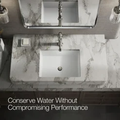 Single-handle bathroom sink faucet, 1.2 gpm