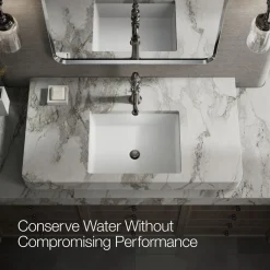 Single-handle bathroom sink faucet, 1.2 gpm
