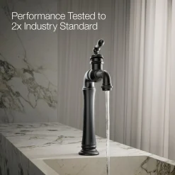 Single-handle bathroom sink faucet, 1.2 gpm