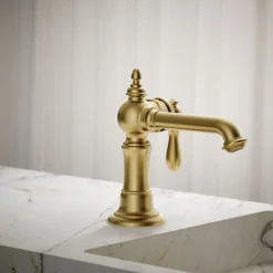 Single-handle bathroom sink faucet, 1.2 gpm