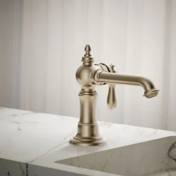 Single-handle bathroom sink faucet, 1.2 gpm
