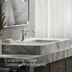 Single-handle bathroom sink faucet, 1.2 gpm