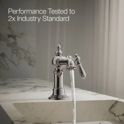 Single-handle bathroom sink faucet, 1.2 gpm