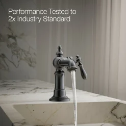 Single-handle bathroom sink faucet, 1.2 gpm