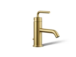Single-handle bathroom sink faucet with Straight Lever handle, 1.2 gpm