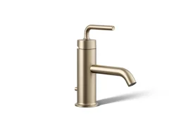 Single-handle bathroom sink faucet with Straight Lever handle, 1.2 gpm