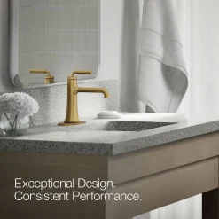 Single-handle bathroom sink faucet, 0.5 gpm