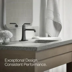 Single-handle bathroom sink faucet, 0.5 gpm