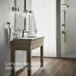 Single-handle bathroom sink faucet, 0.5 gpm