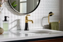 Single-handle bathroom sink faucet, 0.5 gpm