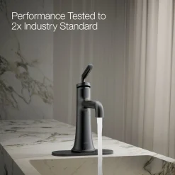 Single-handle bathroom sink faucet, 0.5 gpm