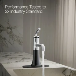 Single-handle bathroom sink faucet, 0.5 gpm