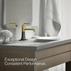 Single-handle bathroom sink faucet, 1.2 gpm