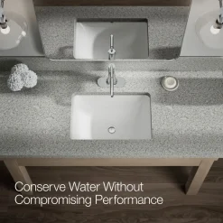 Single-handle bathroom sink faucet, 1.2 gpm