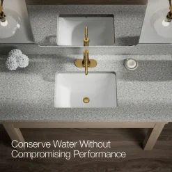 Single-handle bathroom sink faucet, 1.2 gpm